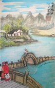陈锡金作品《山水之美》被收藏